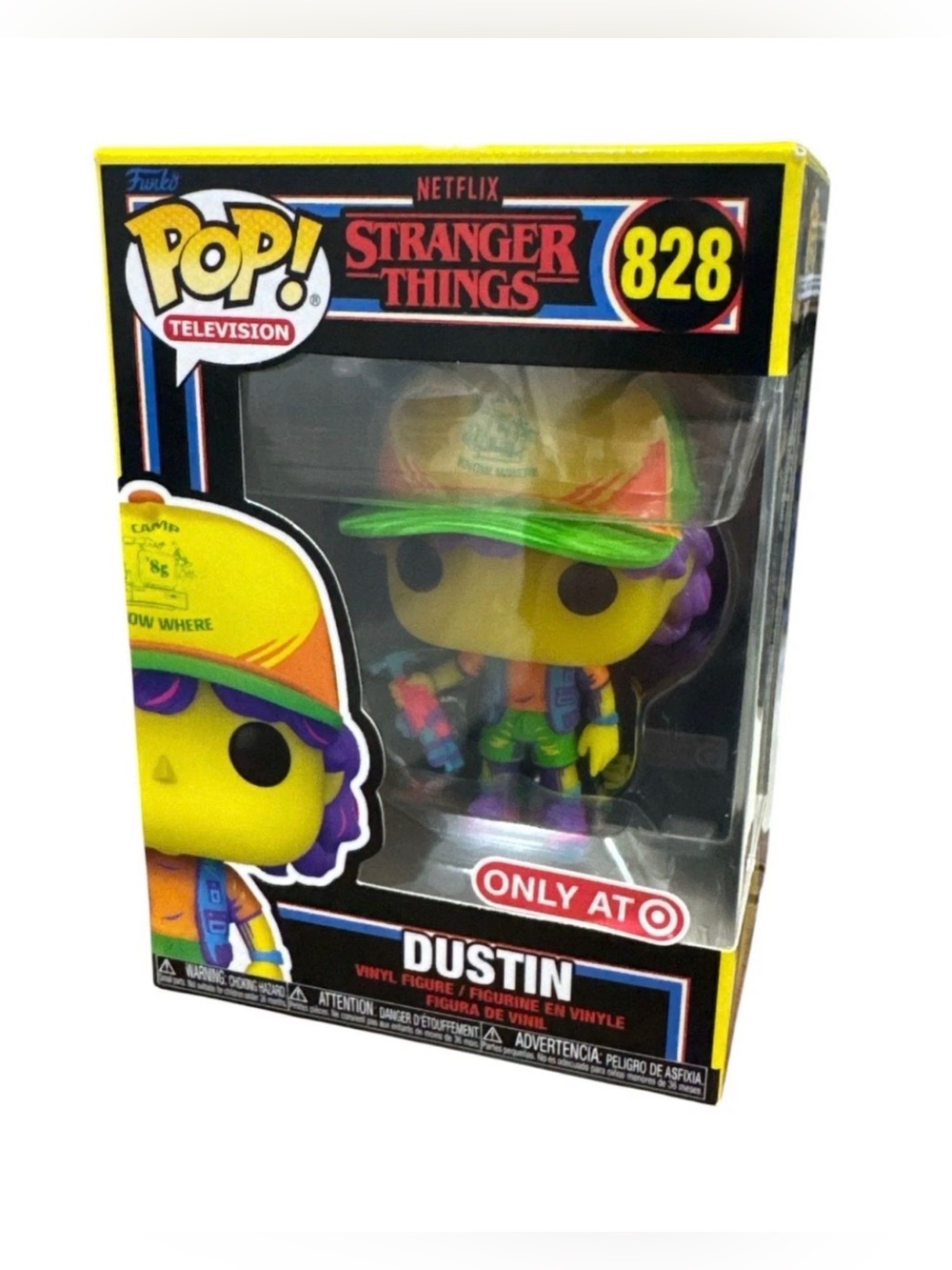 Funko Pop! Stranger Things Dustin — Yellow, Purple, Green